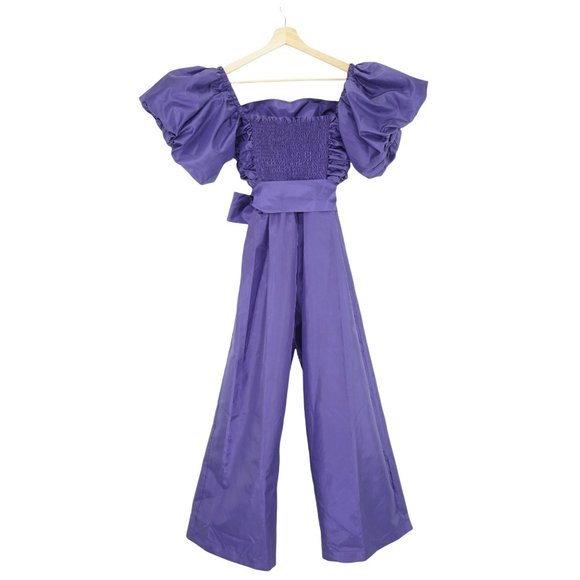 Anthropologie Delfi Off-The-Shoulder Jumpsuit - Picture 6 of 11